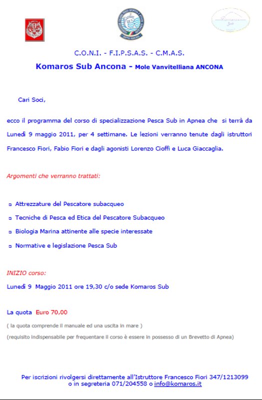 Il programma